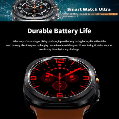 Health Fitness Ultra Waterproof Compass Smart Watch