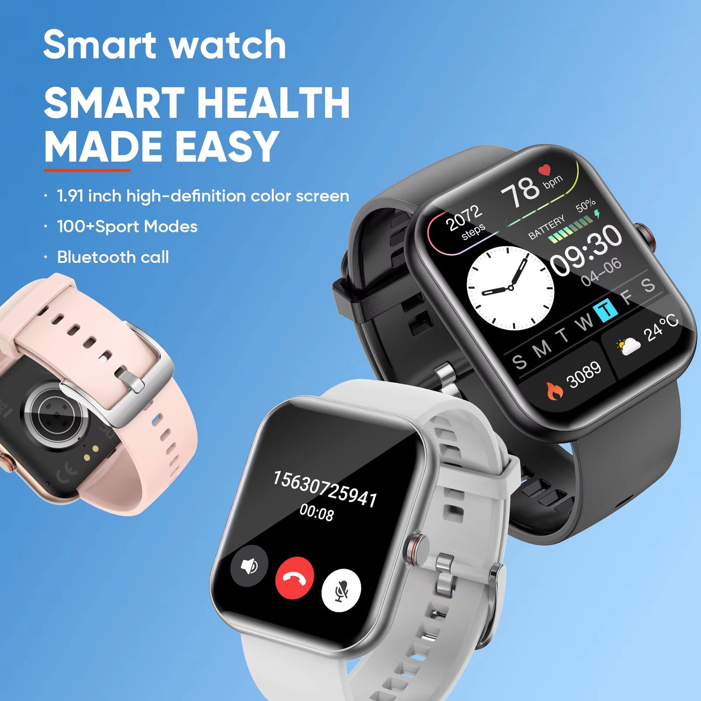 Health Smart Fitness Tracker Smart Watch